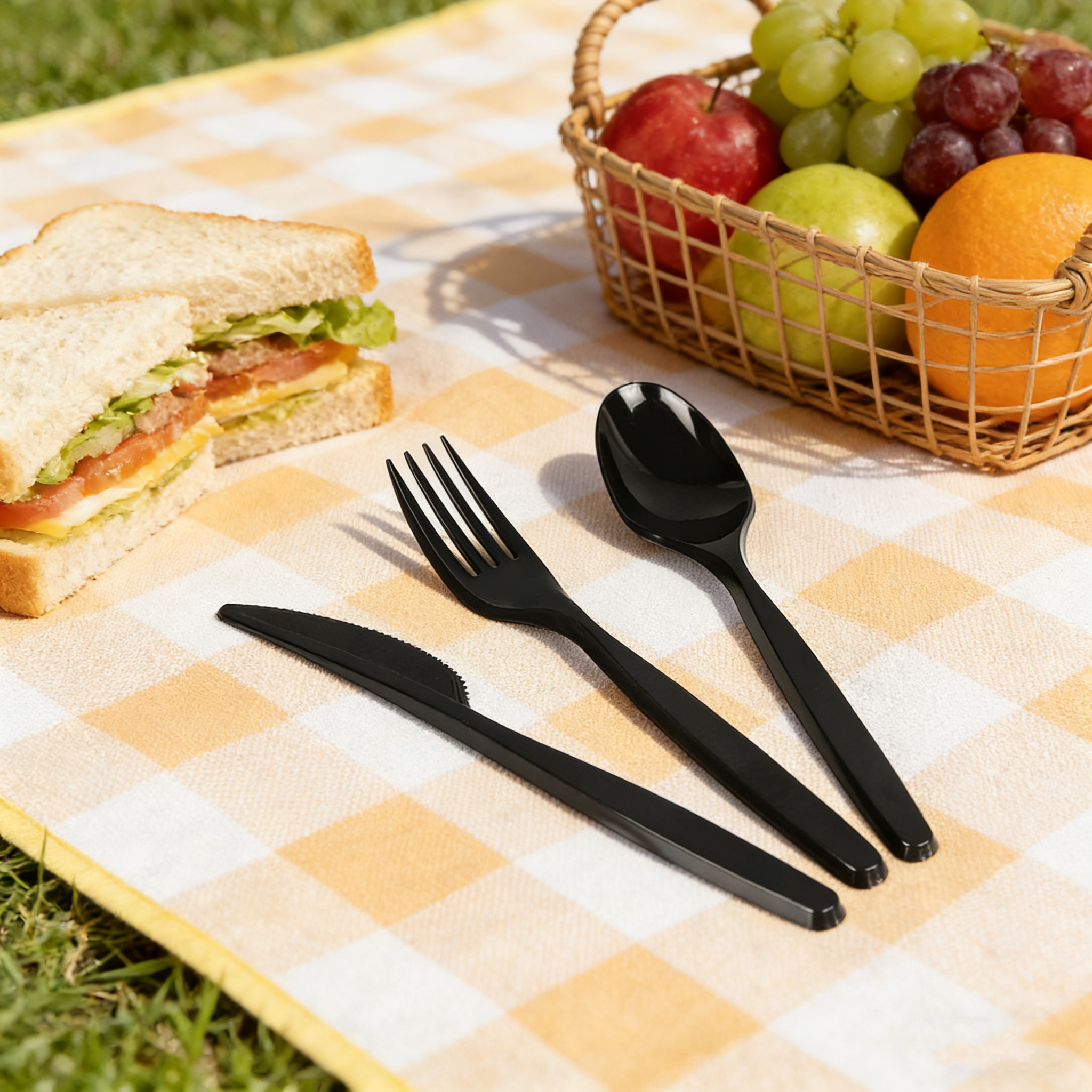 cy358 Disposable knife, fork and spoon