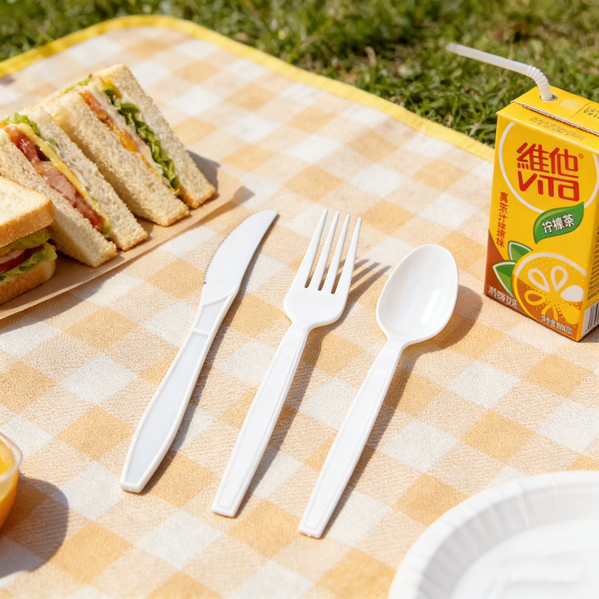 CY386 Disposable knife, fork and spoon