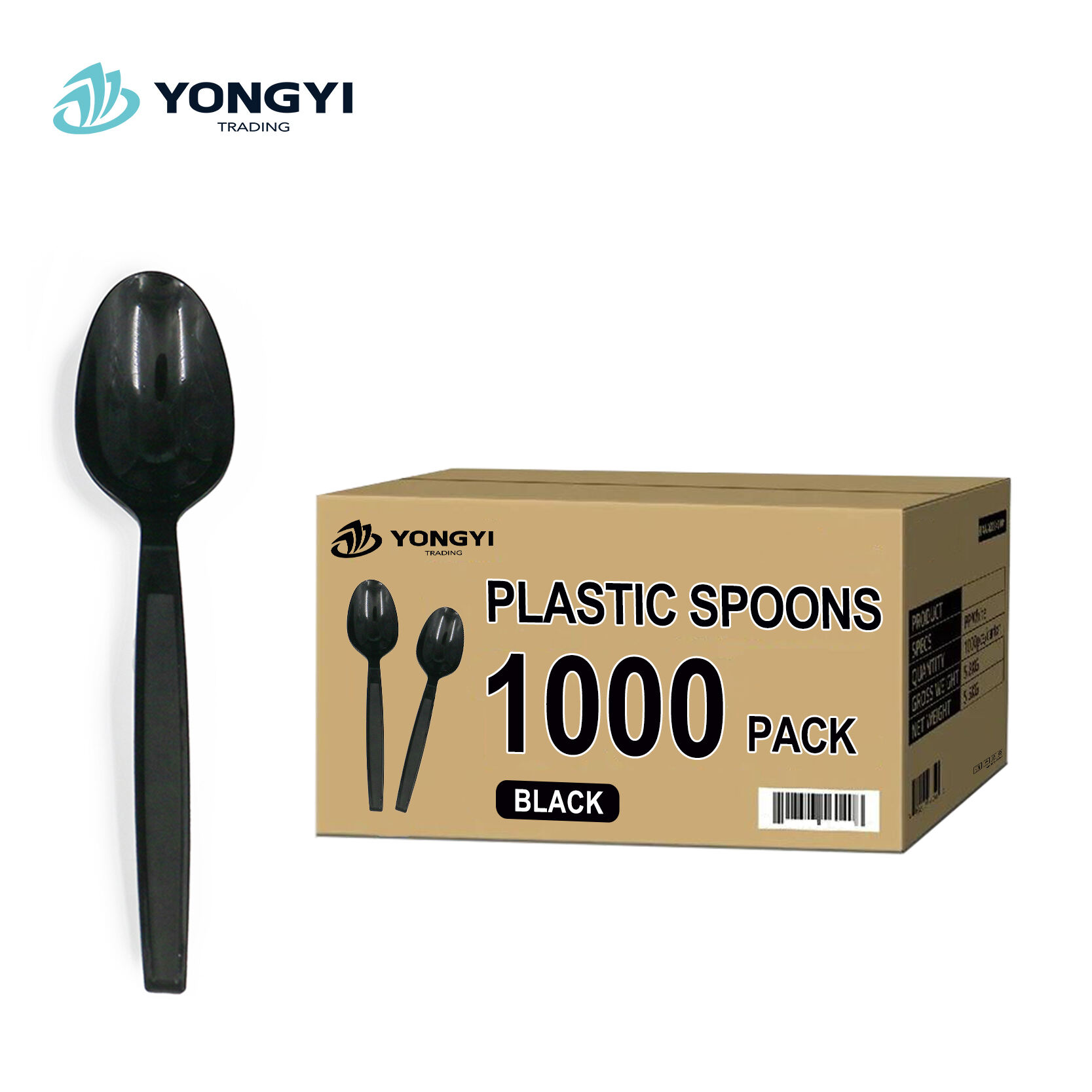  Best-selling disposable PP plastic tableware set with 4.2G spoon
