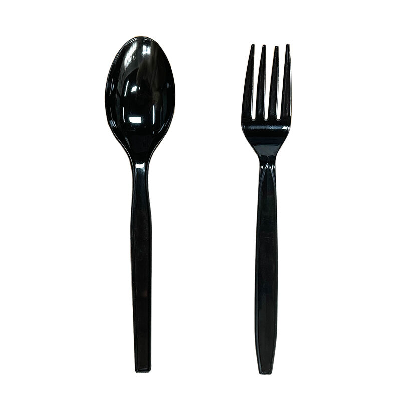 Disposable Plastic Cutlery Fork Knife Flatware Set Biodegradable Compostable Cutlery Set