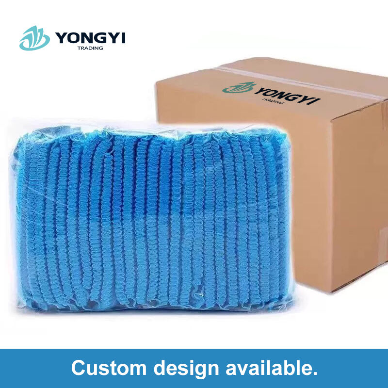 Hot Sale Non Woven Head Cap for Food Industries Home & Kitchen Use