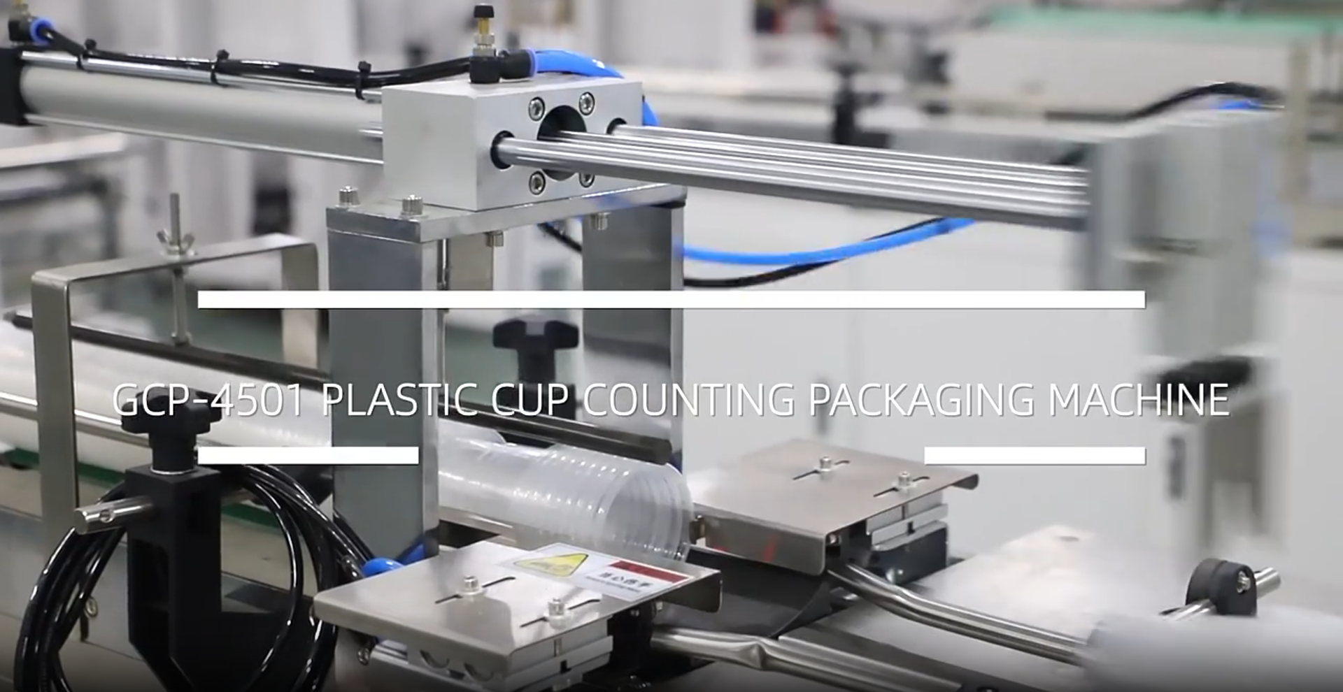 One Row Cup Counting & Packaging Machine
