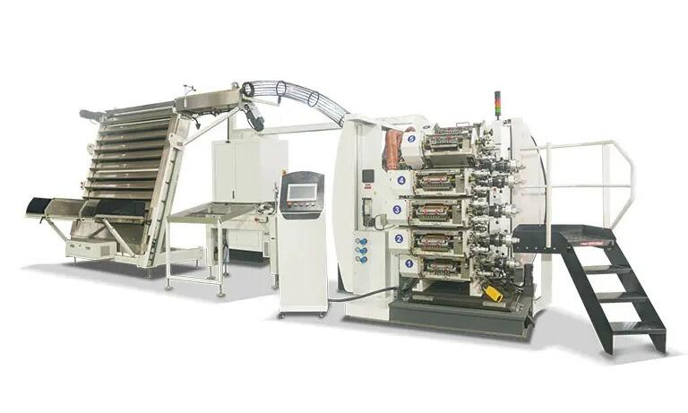 High Speed six color plastic cup printing machine
