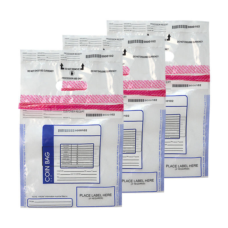 Tamper Proof Security Bag for Document/Money Transport, Heavy Duty ...