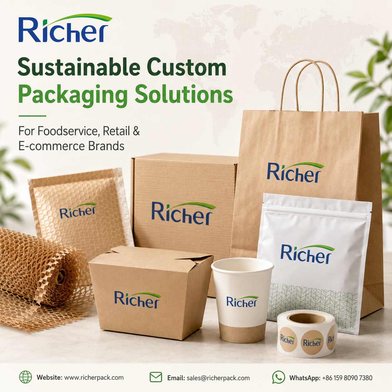 Sustainable Packaging Trends 2026: How Global Buyers Can Prepare with Custom Foodservice and E-commerce Packaging