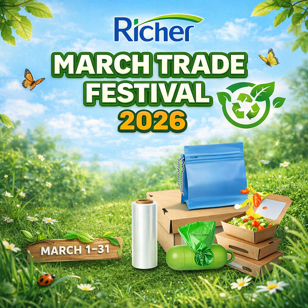 Förhandsgranskning av köpfestivalen i mars: Miljövänliga förpackningslösningar med tidsbegränsade fördelar