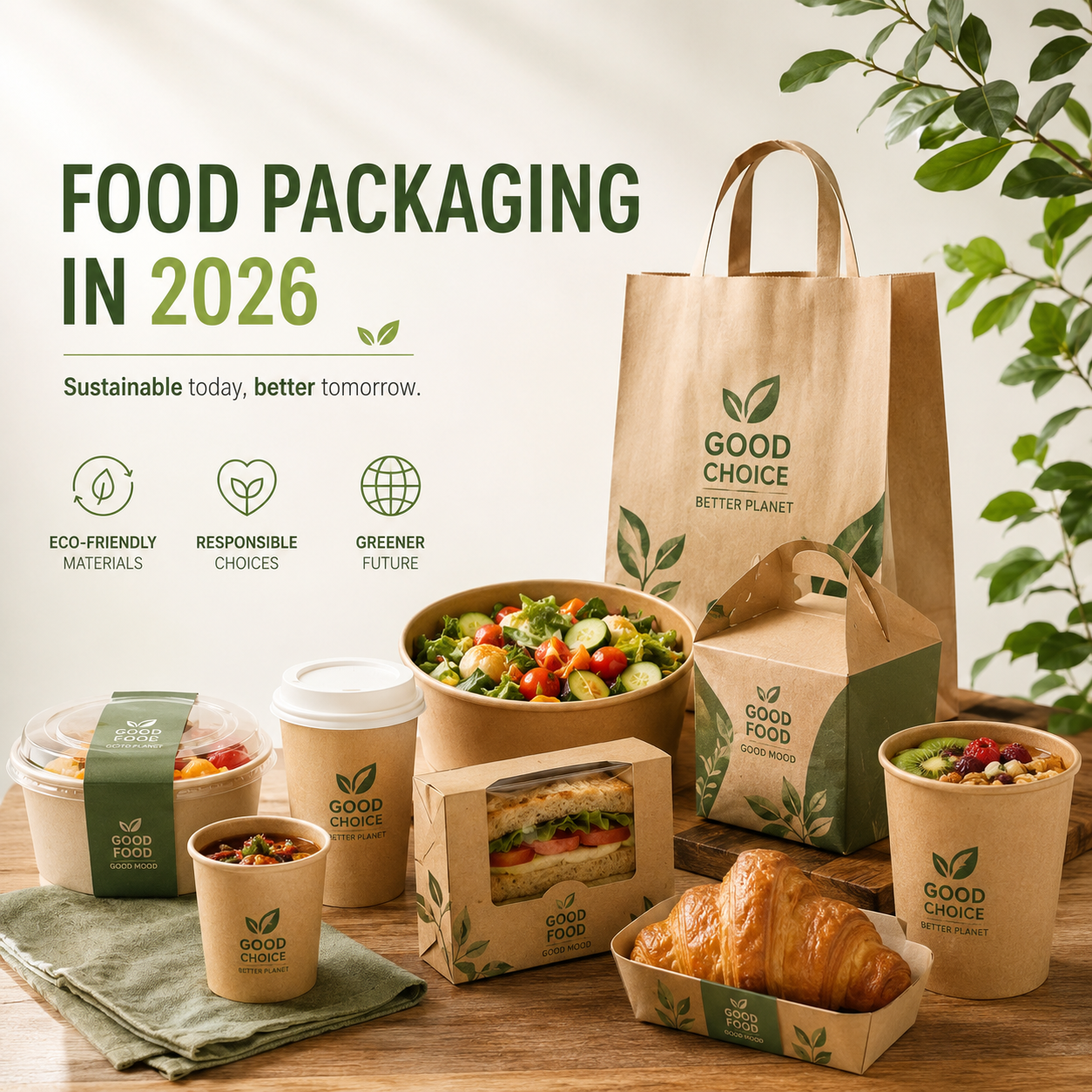 Food Packaging in 2026: Safety, Sustainability and Brand Presentation