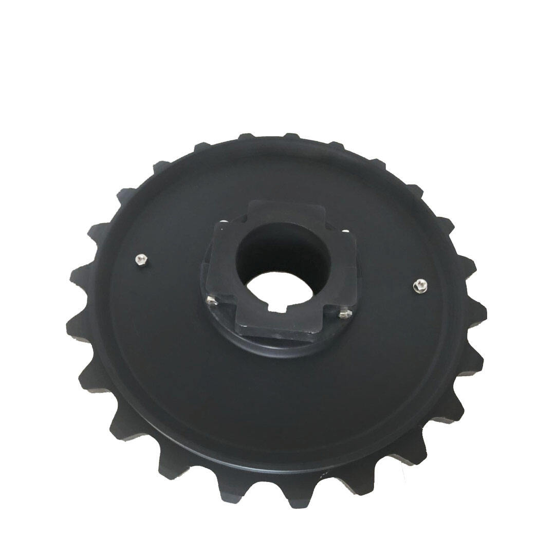 23T driven sprocket, split sprocket wear-resistant, easy to install, cast PA6 has better wear resistance