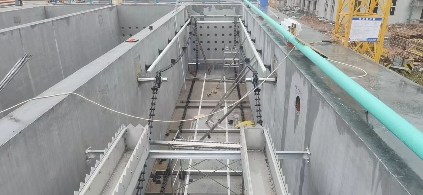 What advantages do scraper systems bring to sewage treatment operations?