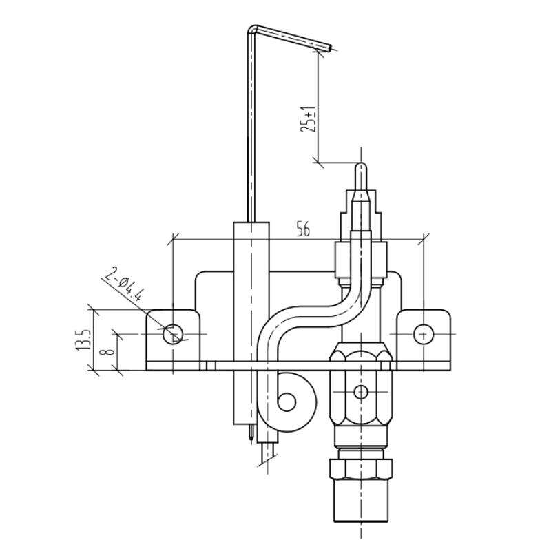 ODS Pilot burner BN3303_NG