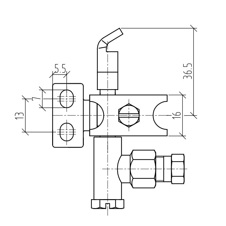 Pilot burner BN2205-1STD