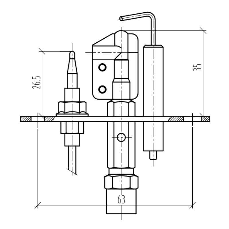 ODS Pilot burner BN3301