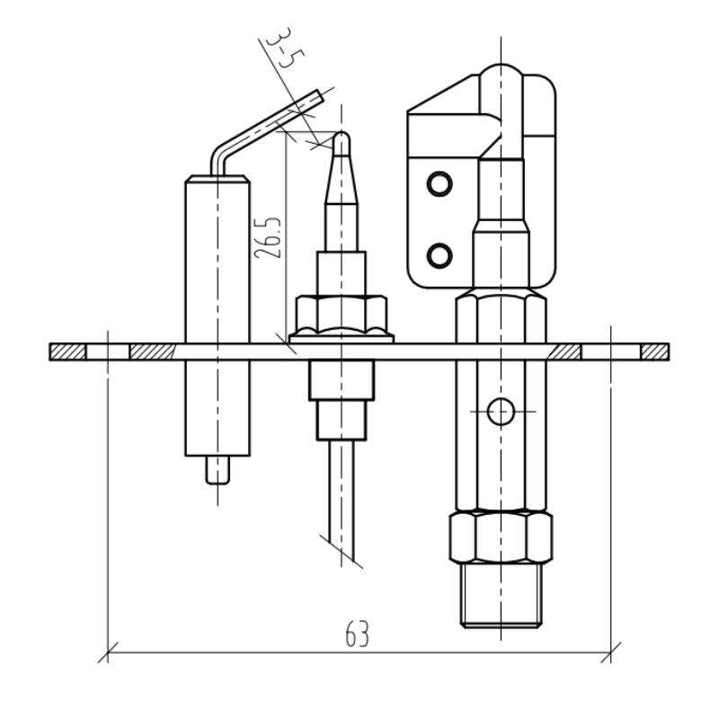 ODS Pilot burner BN3302