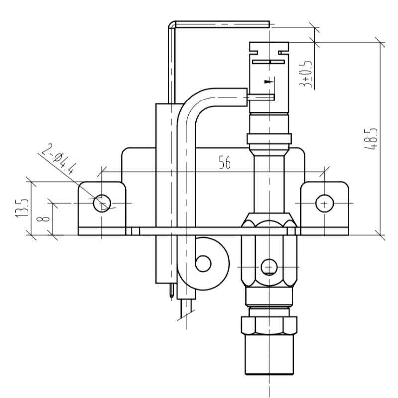 ODS Pilot burner BN3303_LPG