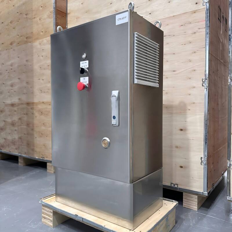 Armario de control de la bomba de filtrado de acero inoxidable para parque acuático