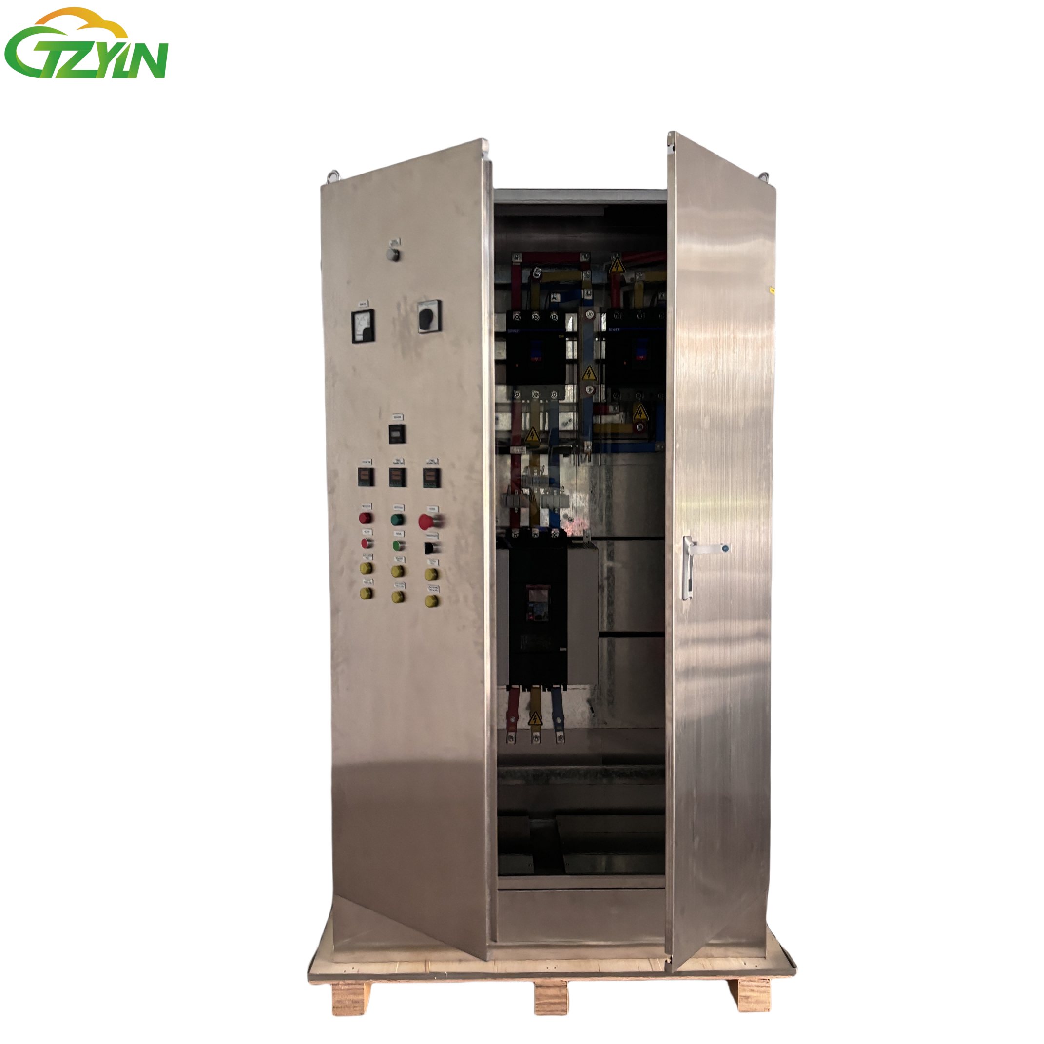 Customized 440W stainless steel flood control pump soft start cabinet helps flood control in the Philippines