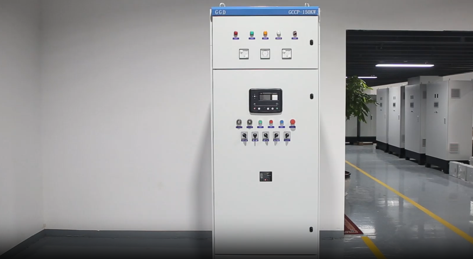 Generator synchronization panel