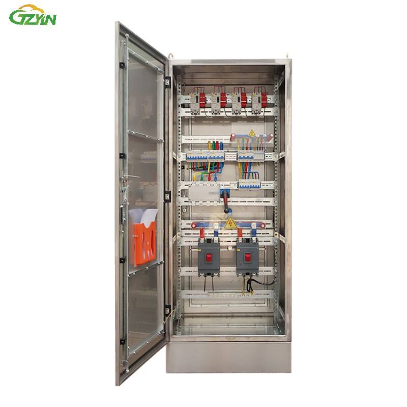 Armoire de distribution électrique en acier inoxydable pour extérieur