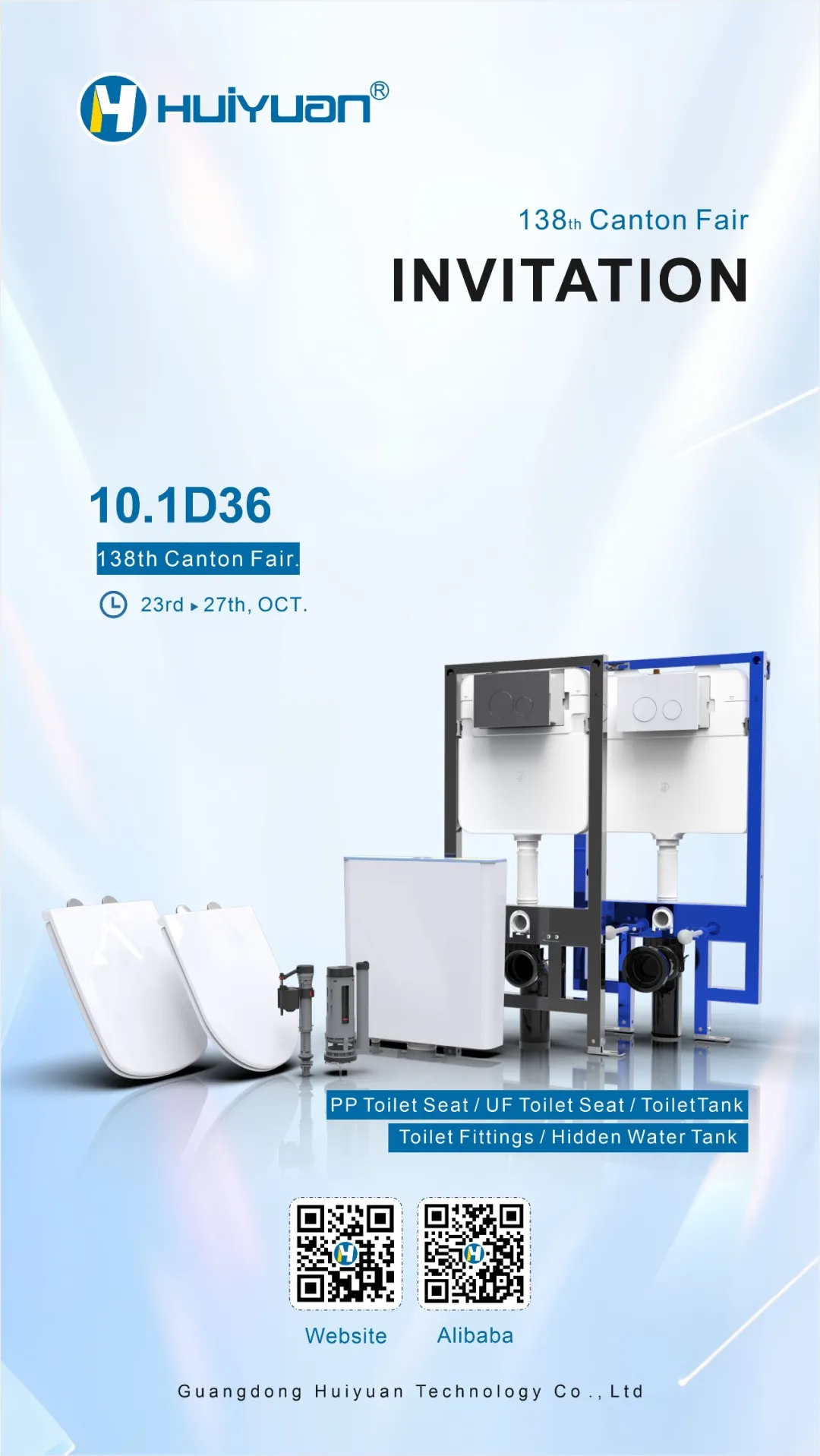 huiyuan makes its debut at the 138th canton fair its one stop solution for bathroom accessories attracts global buyers attention-6