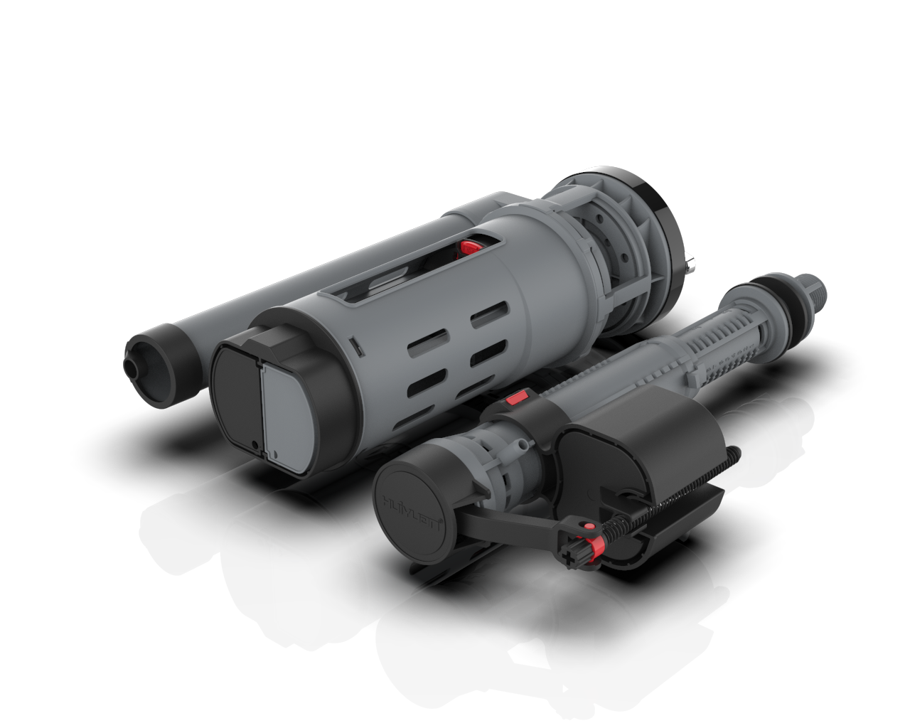 toilet flush button mechanism