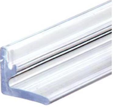 Hot   L-Jamb with Pre-Applied Tape Sealing   80 Inch Replacement Clear  Plastic L-seal for Sliding Shower Door Systems details
