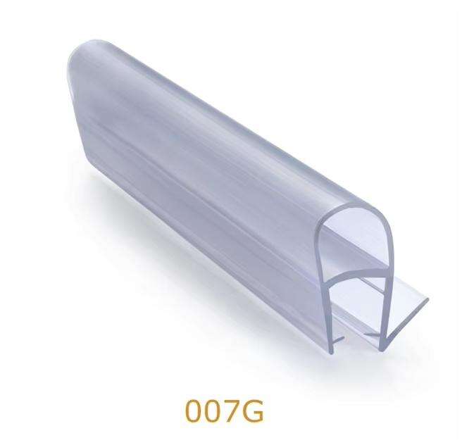 Accessoires de salle de bain Portes en verre Joint d'étanchéité en plastique extrudé PVC résistant à l'eau et aux chocs