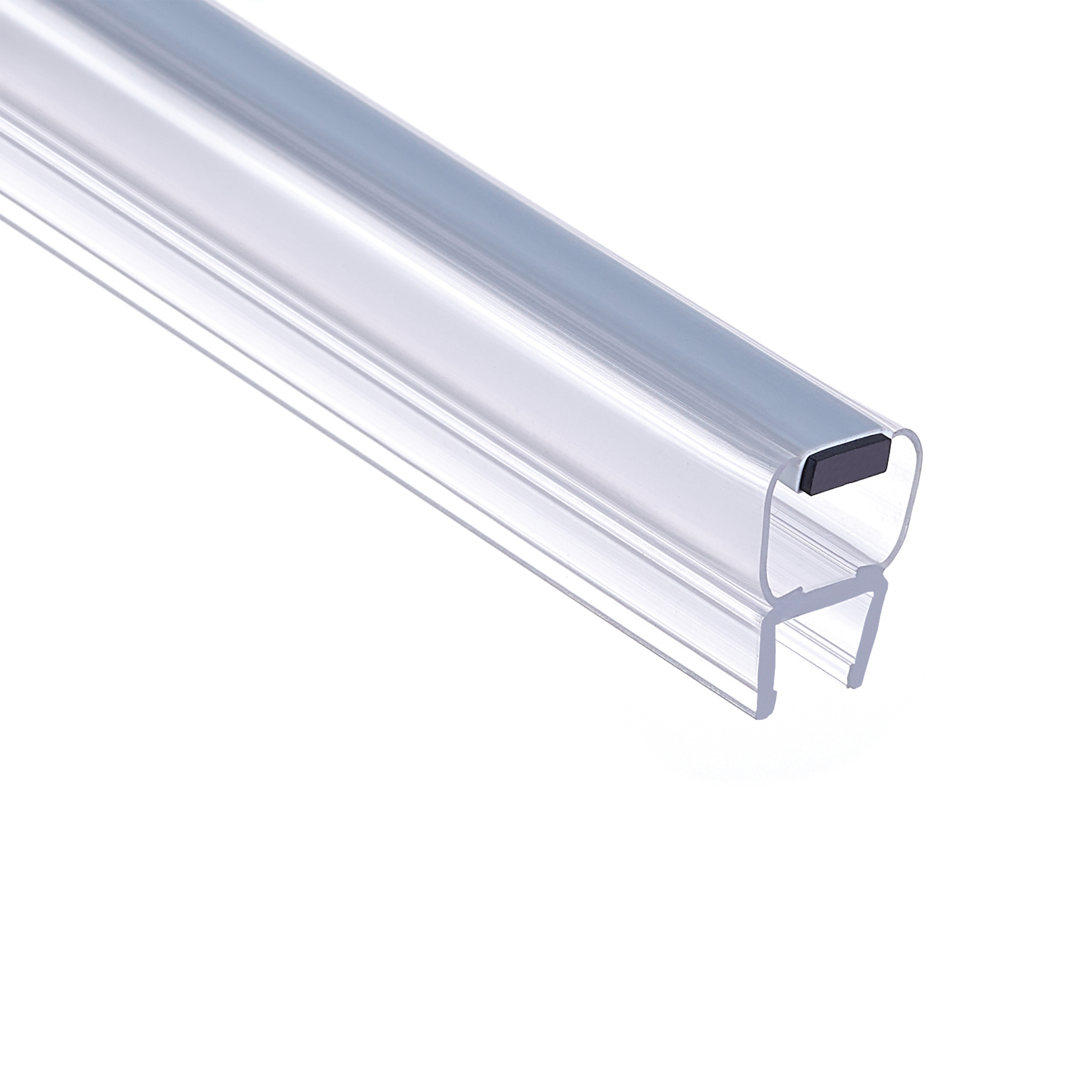 Customized Black Magnetic PVC Seal Strip for Bathroom Glass Door