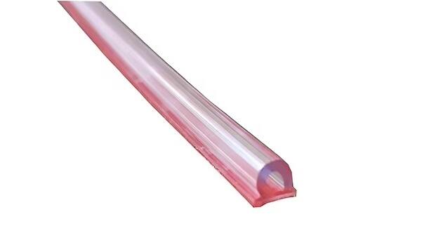 SDTBT2 Clear Vinyl Bulb Seal 5/32" Gap with Pre-Applied Tape - 95" Stock Length details