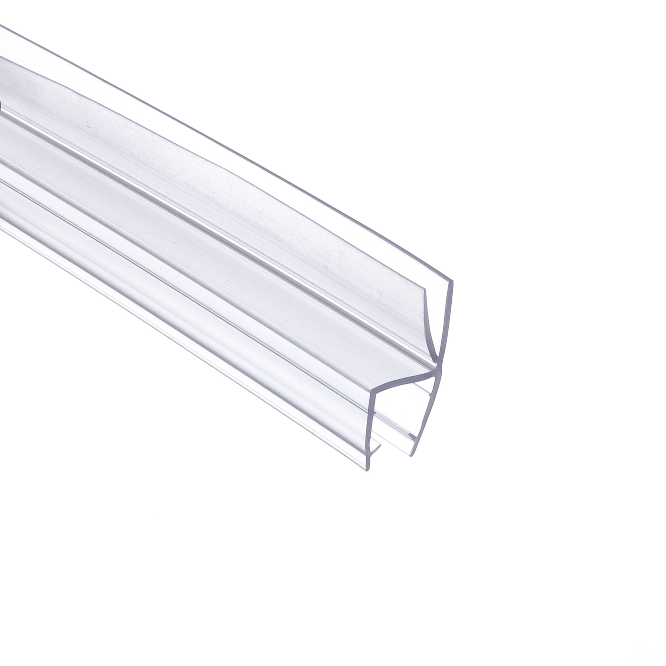 Why do H seals outperform other types for glass shower doors?\n