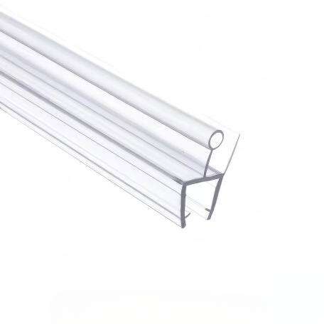Balayette inférieure pour porte de douche sans cadre usine, joint en PVC transparent, joint inférieur pour porte de douche, bande d'étanchéité pour porte de douche en verre