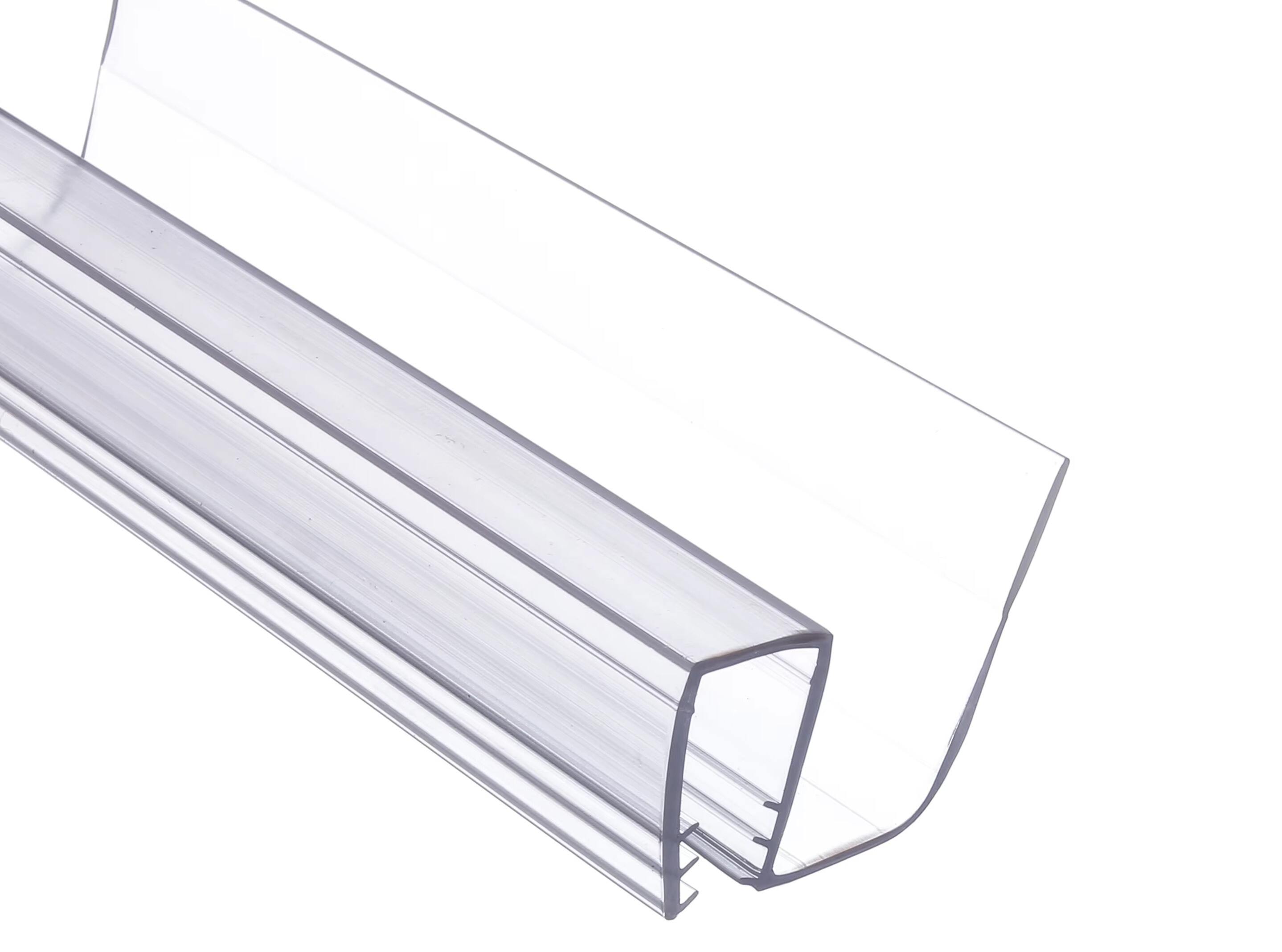 Hot Sale Plastic PVC Sealing Shower Glass Door Waterproof  Strips details