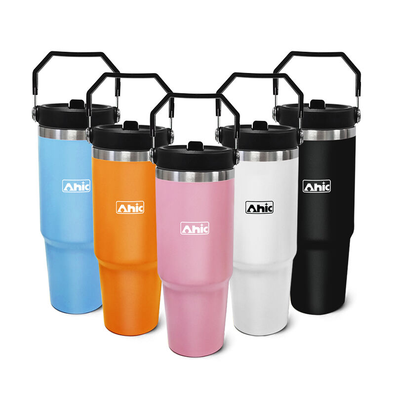 AHT05 HOT mugs 600ml for travel and tumbler at work,school