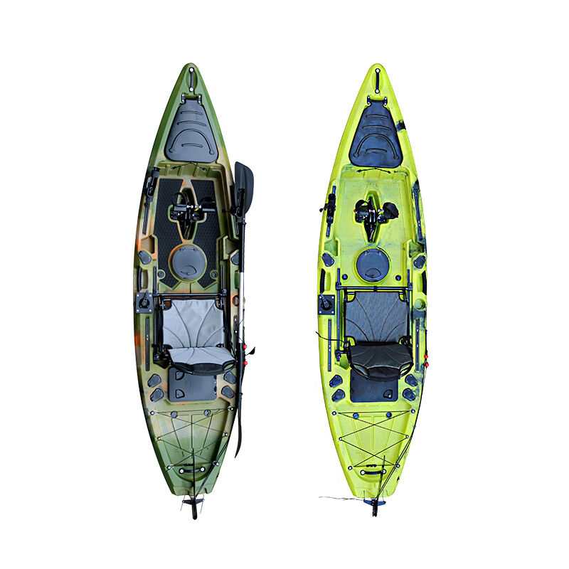 Hot selling sea kayak AHK24 rotomolded single person kayak for fishing