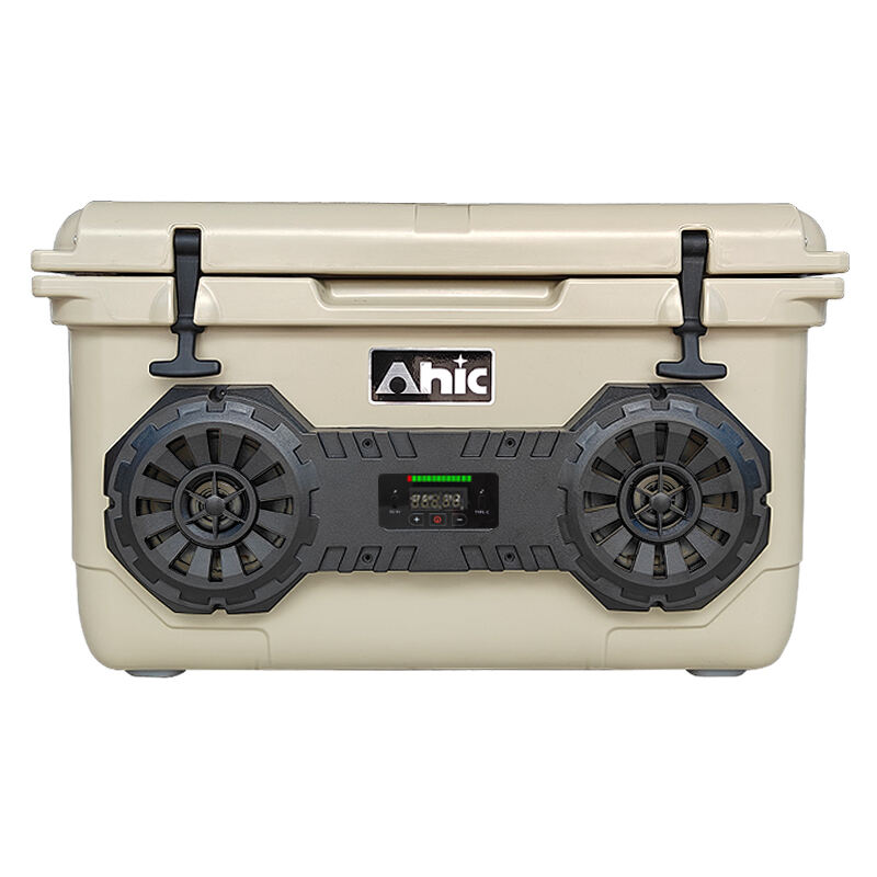 AHIC rotomolded hard coolers for camping with speaker