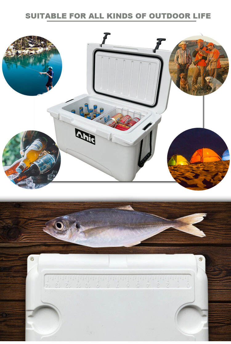 Portable RH45 big size hard cooler for camping keep food fresh in 5days supplier