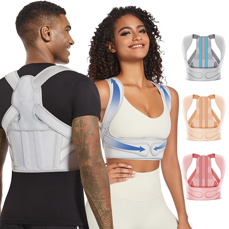 L0014 Adjustable Full Back Support Posture Corrector for Men & Women