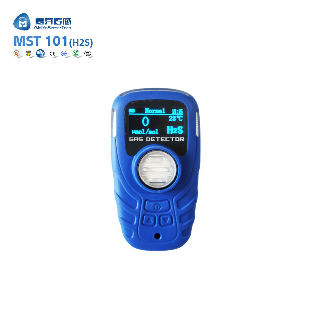 MST101 single gas analyzer for LEL O2 H2S CO O3 CO2  etc gas analyzer gas leak detector 