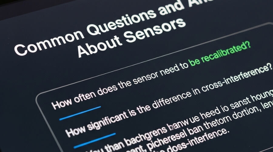 Point1. How often does the sensor need to be recalibrated?