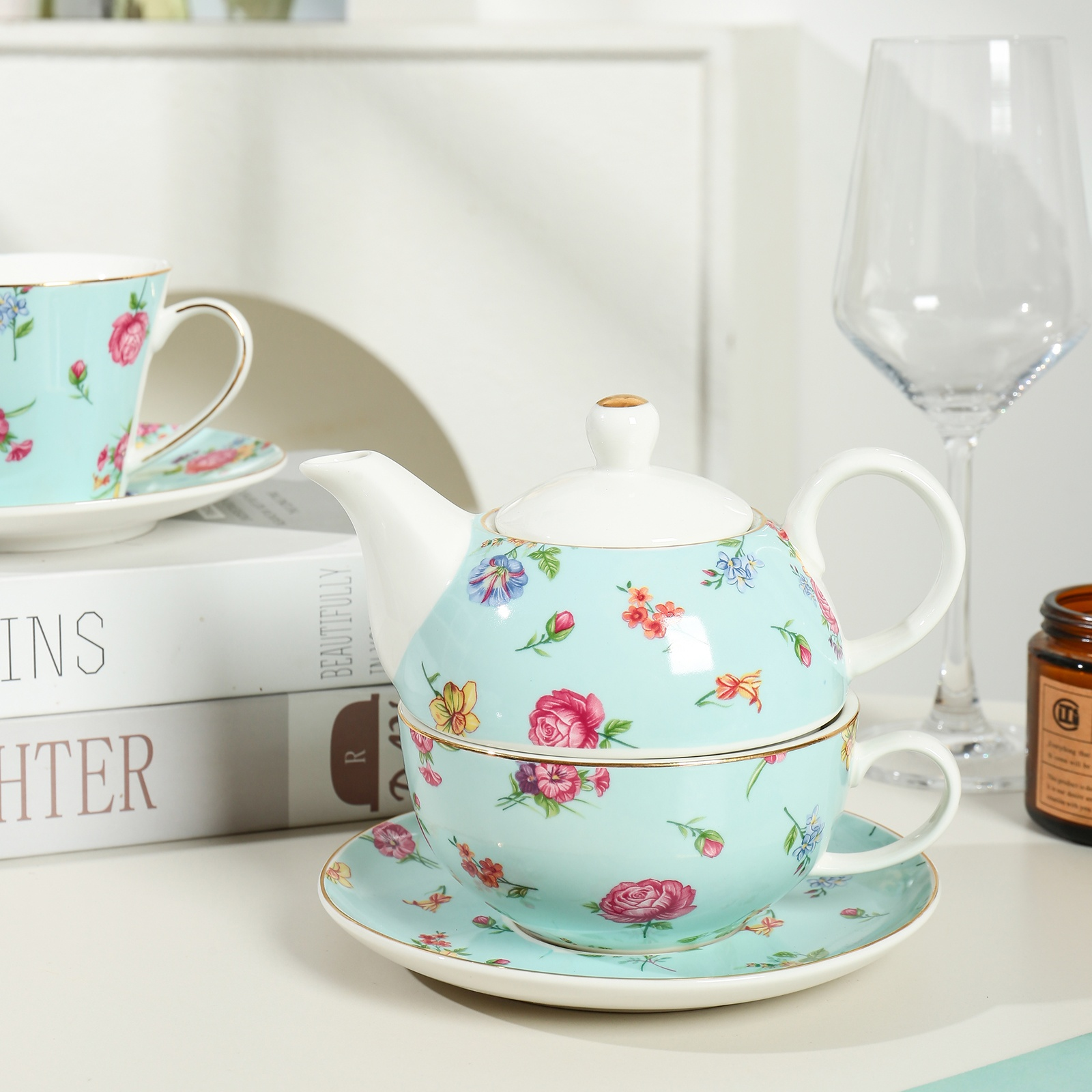 Uitnemende vakmanskap in elke beenporselein teepot