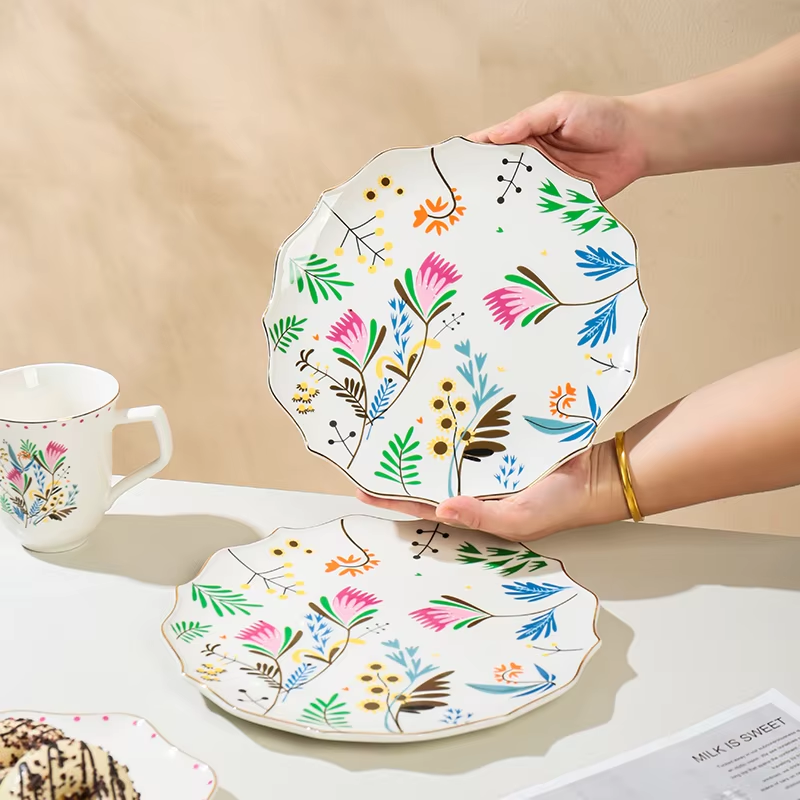 Why Floral Porcelain Plates Are Popular for Spring and Summer Dining
