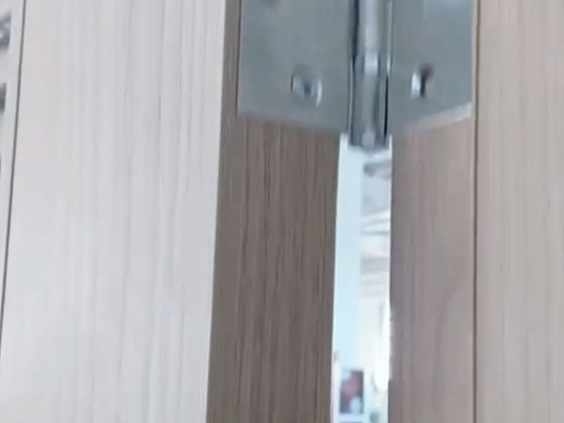 Louver door display