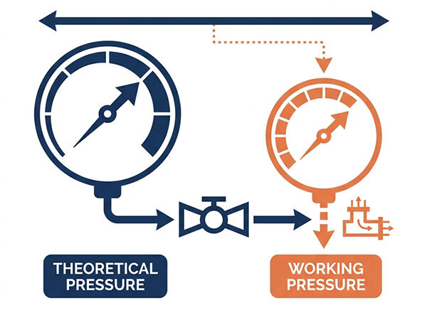 theoretical & working pressure