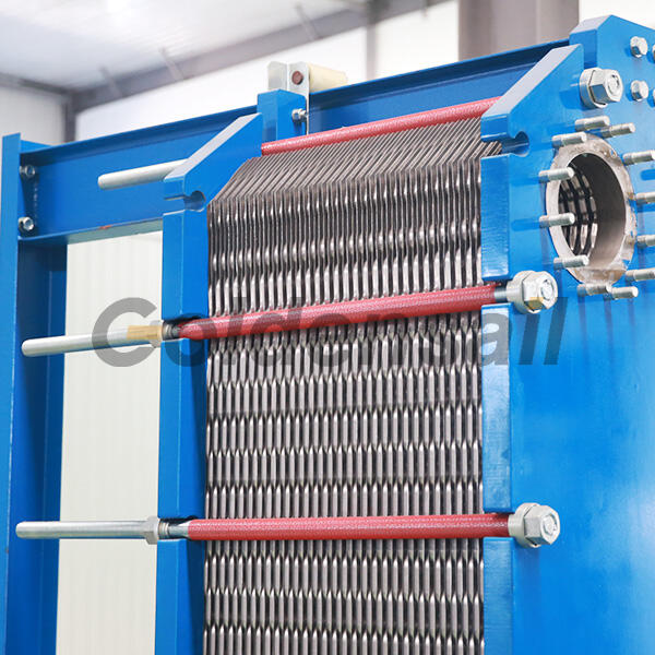 wide gap plate heat exchanger