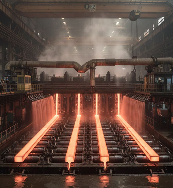 Continuous casting machine cooling