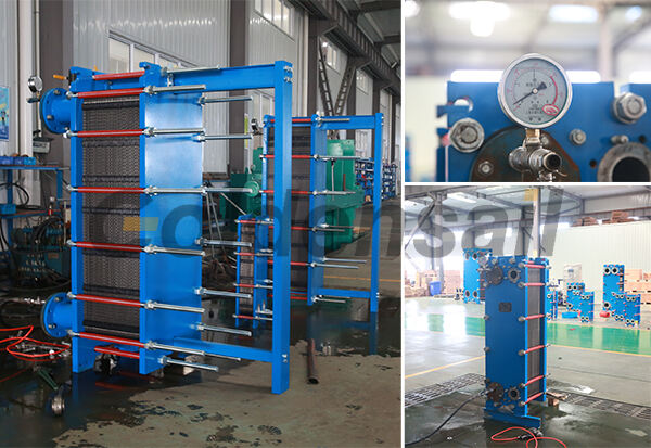 jinfan plate heat exchanger pressure test