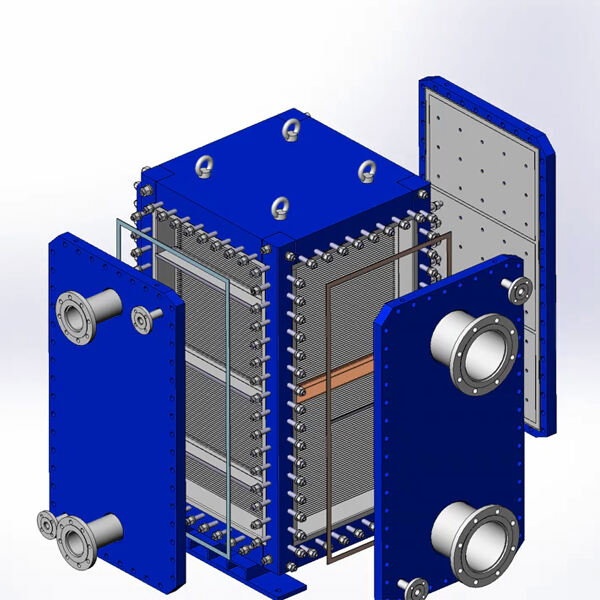welded plate heat exchanger structure