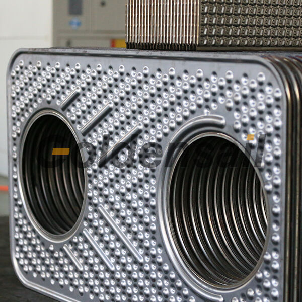 welded plate exchanger core