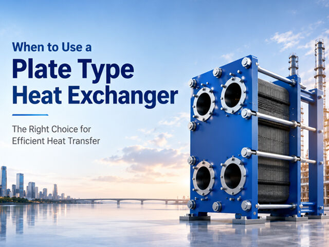 When to use a plate type heat exchanger?