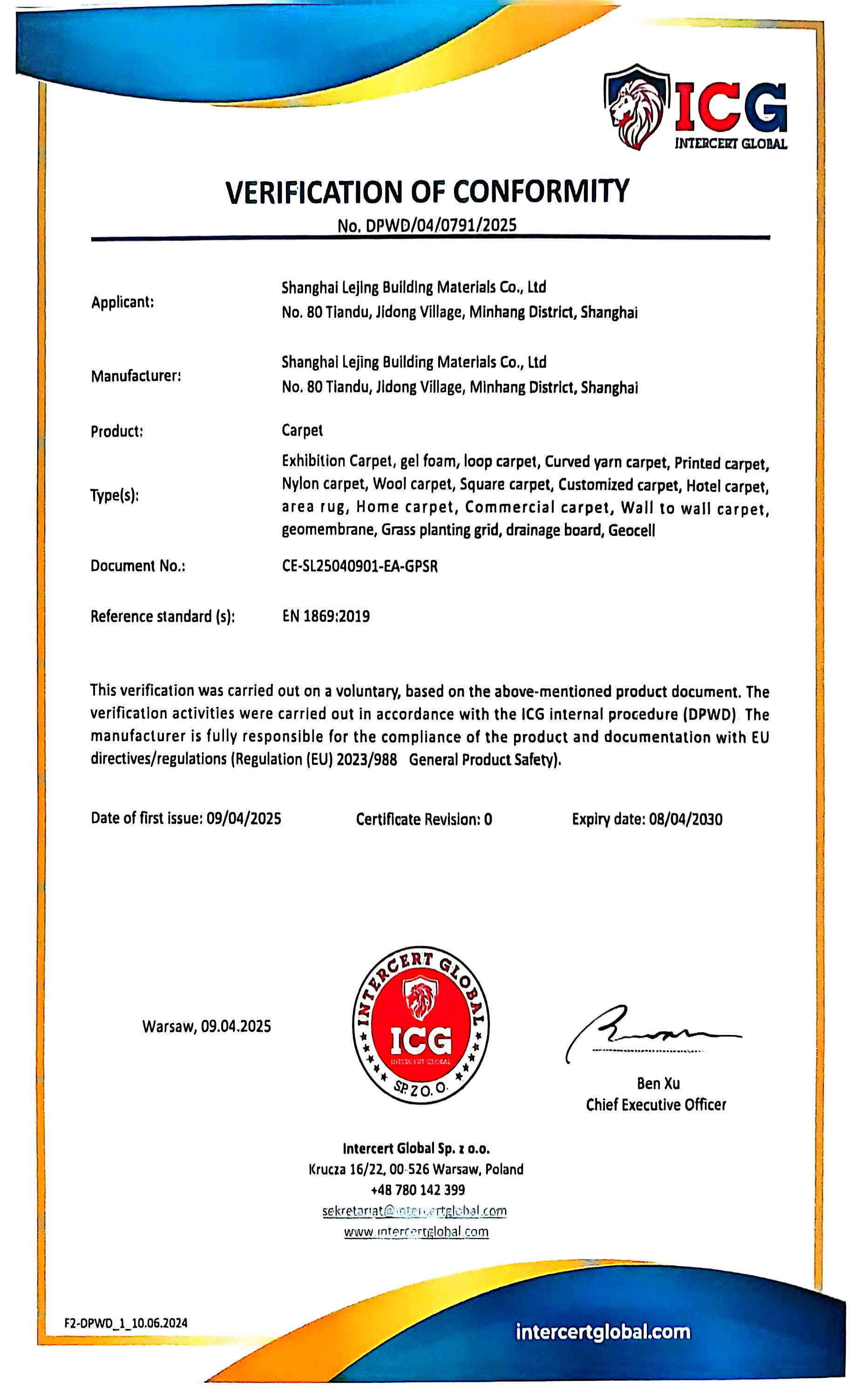 Certificato