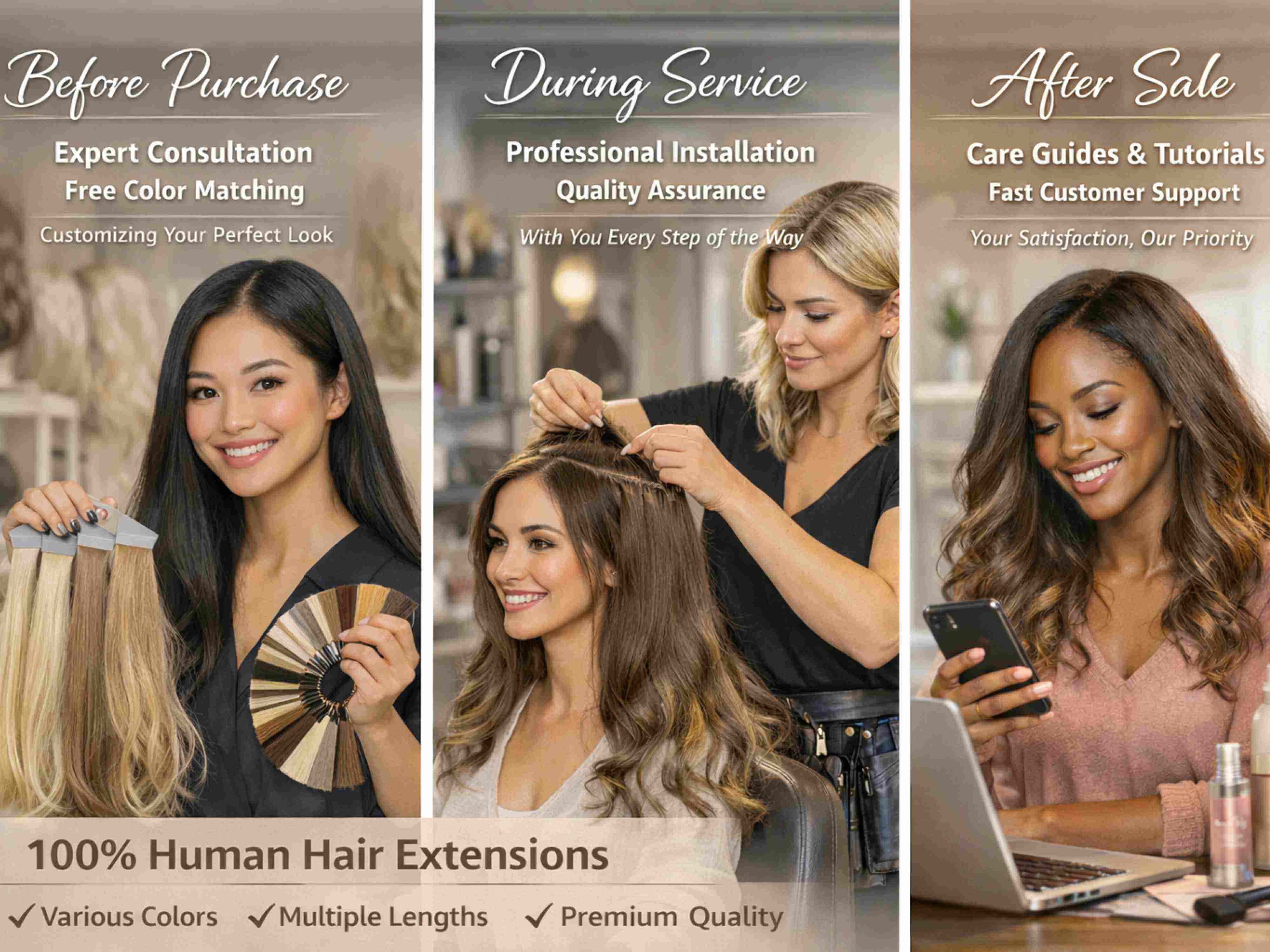 Comprehensive Service from Pre-Sales to After-Sales: Your Trusted Partner in the Hair Industry
